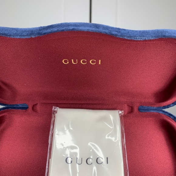 Gucci Aviator Optical Silver/Transparent Eyeglasses - Picture 11 of 13